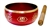 Wholesale 7 Chakra Brass Tibetan Singing Bowl - Red  5"D