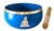 Wholesale Buddha Brass Tibetan Singing Bowl - Blue  5"D