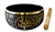 Wholesale Tree of Life Brass Tibetan Singing Bowl - Black  5"D