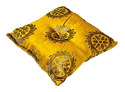 Wholesale Tibetan Singing Bowl Cushion Yellow (Medium) 5"x5"