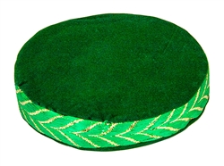 Wholesale Tibetan Singing Bowl Cushion Green (Medium) 5"D, 1"H