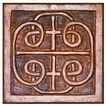 Wholesale Celtic Hand Carved Wood Wall Hanging 12"X12"