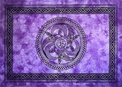 Wholesale Celtic Chakra Tapestry 72"x 108" (Purple)