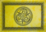 Wholesale Celtic Chakra Tapestry 72"x 108" (Yellow)