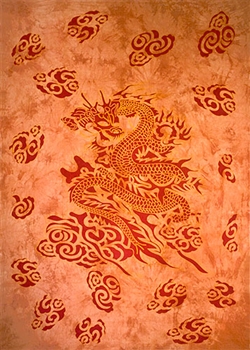 Wholesale Dragon Tapestry 72"x 108" (Red)