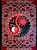 Wholesale Yin Yang Sun & Moon Tapestry 72"x 108" (Red)