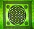 Wholesale Flower of Life Tapestry 72"x108" (Green)