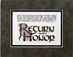 15-RETURN WITH HONOR