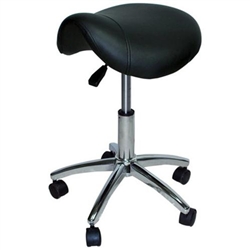 Hydraulic Adjustable Beauty Salon Stool Black ST-001