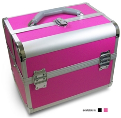Aluminum Beauty Case with trays & strap 79161