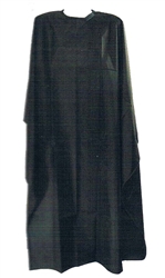 Hairart Salon Cutting Cape (Black) 60" Long