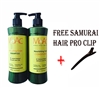 Moac Nourishing Care Shampoo AND Conditioner SET 16.9 fl oz With Free Hair Clip