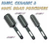 Ionic, Ceramic & 100% Boar Porcupine Brush