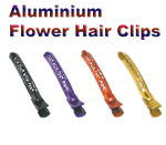 Aluminium Flower Hair Clips
