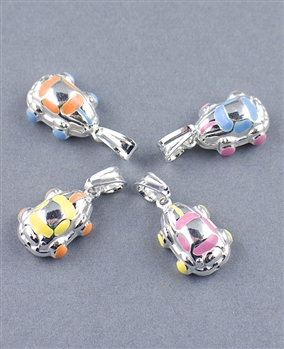 Sterling Silver Enamel Car Charm