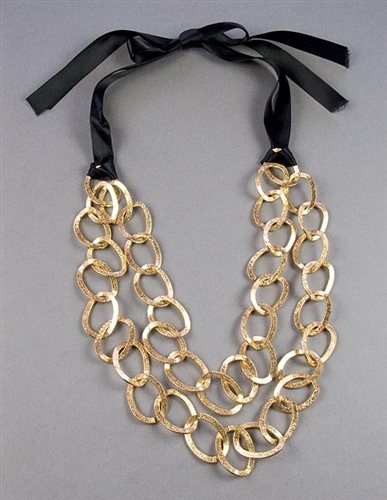 Long Gold Chain Necklace by Amor Fati