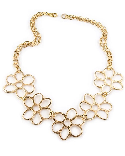 Gold Flower Necklace by Chou - Exclusive