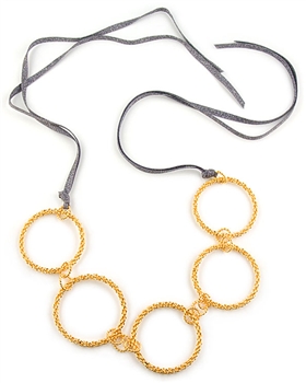 24K Gold Vermeil Links Necklace by Eloise Fiorentino