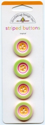 Tropical Striped Buttons 01316 from Doodlebug Design Inc.