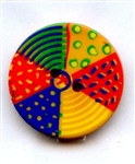 Summer Fun Beach Ball Button 320614 from Dill Buttons