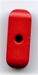 Rectangle Tube Polyamid Button 350399-Red Dill Buttons of America