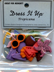 Tropicana Flatbacks & Buttons Dress It Up #368 from Jesse James