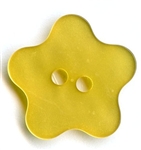 Flower Polyester Button 420045-Yellow Dill Buttons of America