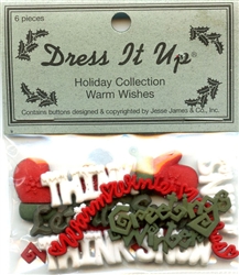 Warm Wishes Flat Back Holiday Collection Dress It Up #476 from Jesse James