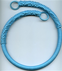Colors Abaca Rope Handle Turquoise #BGH-307R1 from The Button Company