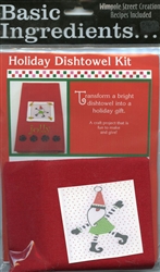 Basic Ingredients Holiday Dishtowel Kit Jolly #BI-Jokt from Wimpole Street Creations