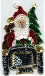 Sequined Applique Santa On The Go SM793S from Expo International
