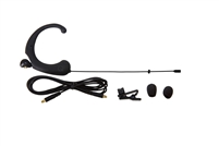 DA12 BL Single Ear Headworn Microphone, -45dB Omni, Black