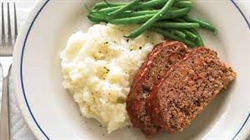 Wednesday, October 12th /Meatloaf, Mashed Potato, Vegetables, Dessert