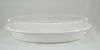 Oval Bowl Clear Lid-24 Oz - 250/Cs (2 X 125)