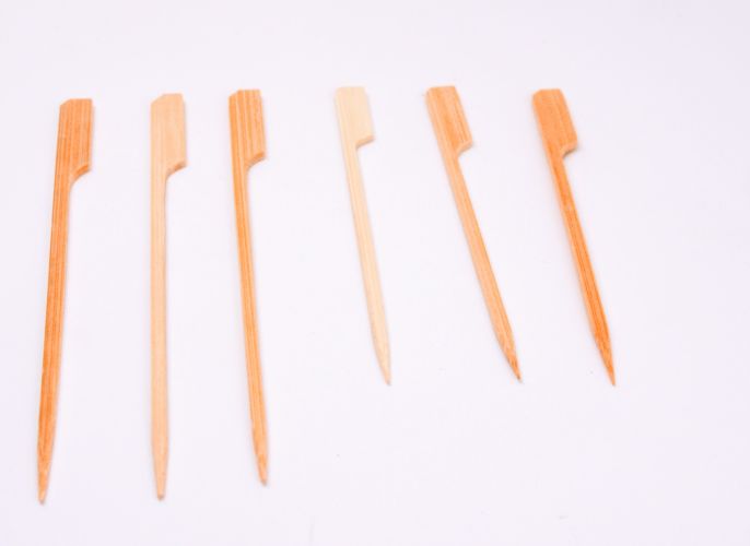 Bamboo Paddle Pick, 4.5" - 100/Cs