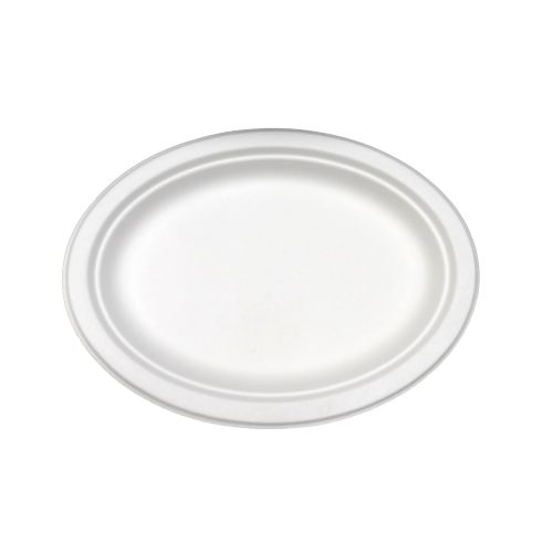 Compostable Small Platter 10.25 X 7.75" - 500/Cs (4 X 125)