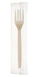 Fork, Plant Starch Material, Individually Wrapped, 7" - 750/Cs