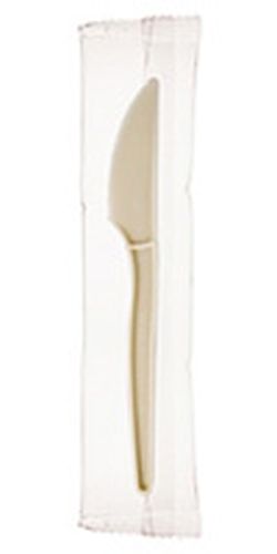 Knife, Plant Starch Material, Individually Wrapped, 7" - 750/Cs