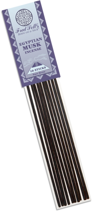Egyptian Musk Incense: Plastic Package / Incense: 10 Sticks