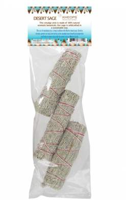 Mini smudge bundles: Desert Sage, pack of 3