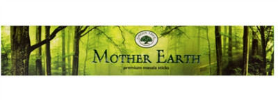 Green Tree Incense Sticks: Mother Earth: Pack of 12 Sticks