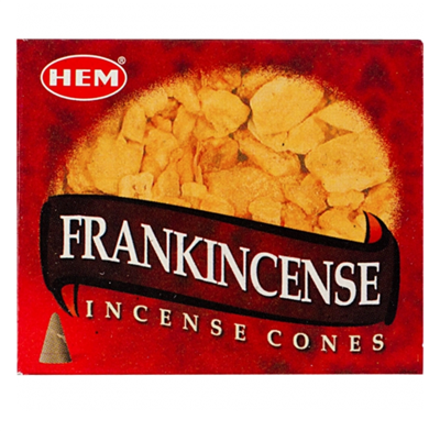 Frankincense Incense Cones; 10pk