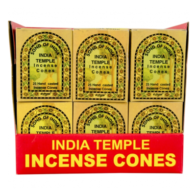 Song of India Temple Incense: 10 cones