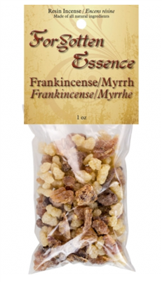 Forgotten Essence Frankincense & Myrrh Resin Incense: 1oz