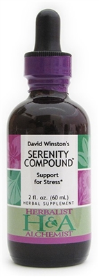 Serenity Compound: Dropper Bottle / Organic Alcohol Extract: 1 Fluid Ounce