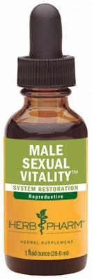 Male Sexual Vitality: Dropper Bottle: 1 Fluid Ounce