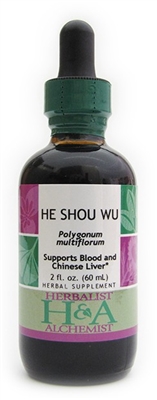 He Show Wu: Dropper Bottle / Organic Alcohol Extract / 2 Fluid Oz.