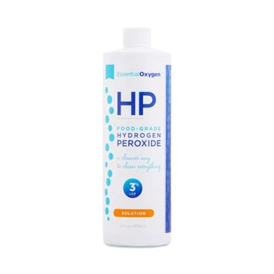 3% Food Grade Hydrogen Peroxide: Bottle / Liquid: 8 Fluid Ounces