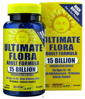 Ultimate Flora Adult Formula: Bottle / Capsules: 30 Capsules