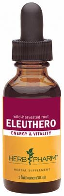 Eleuthero: Dropper Bottle / Organic Alcoholic Extract: 1 Fluid Ounce